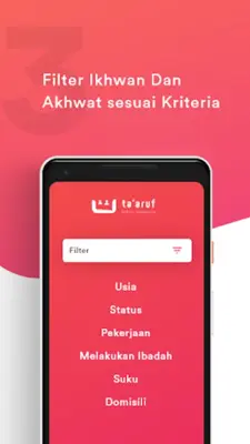 Taaruf Online Indonesia android App screenshot 1